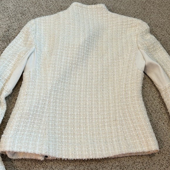 Truth & Pride Ivory Tweed Blazer, XS - Picture 13 of 16